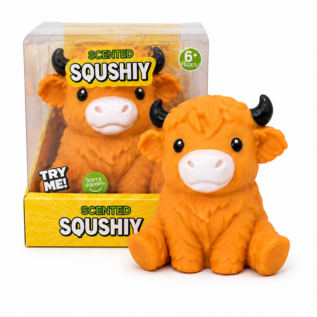 Jumbo Highland Cow Slow-Rise Squishy