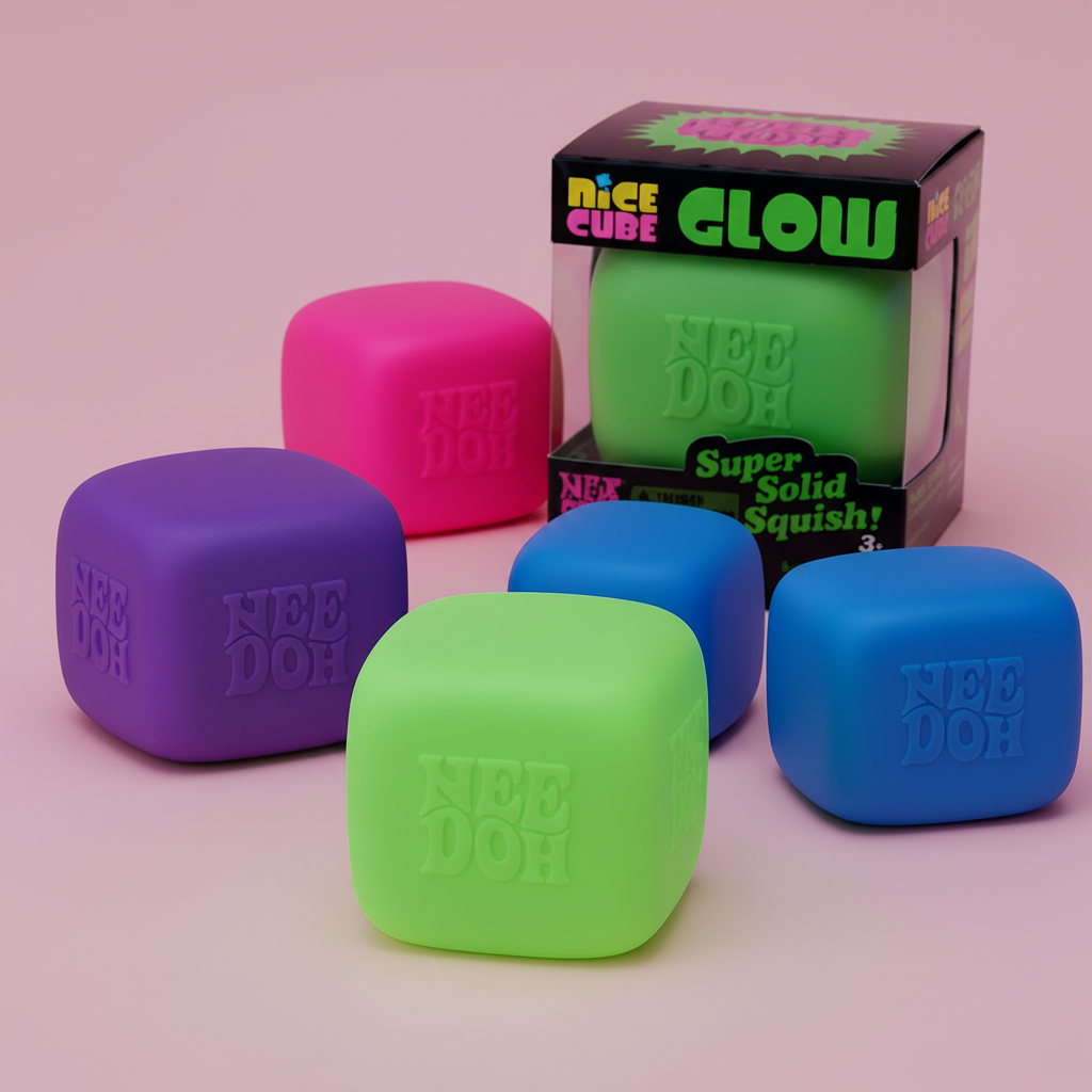 NeeDoh Nice Cube Glow — Random Colour