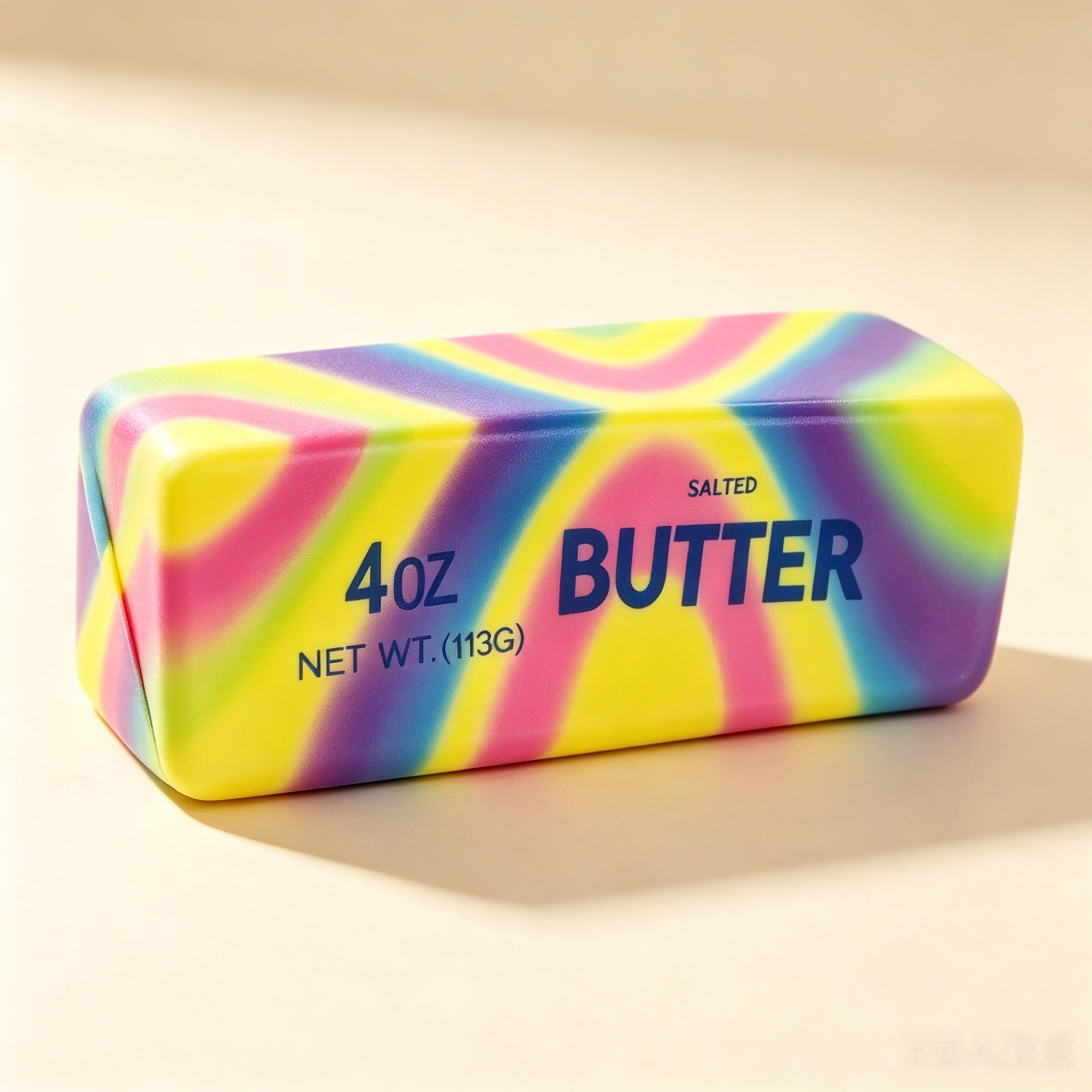 Rainbow butter