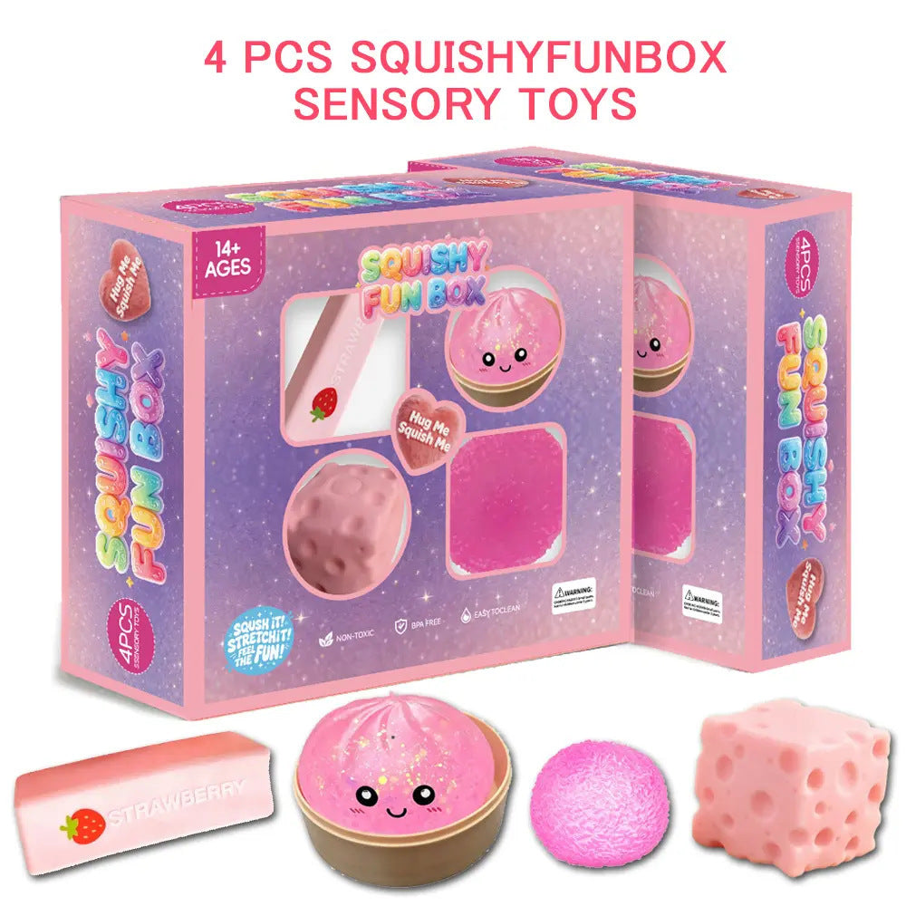 Maltose Squishy Bundle Pack — 8-Piece Stress Relief Gift Set