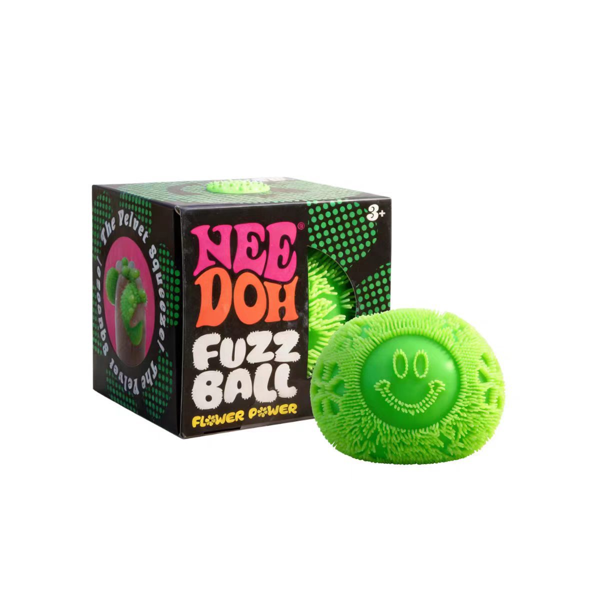 Squishy Fuzz Ball Fast Rebound Stress Relief Toy