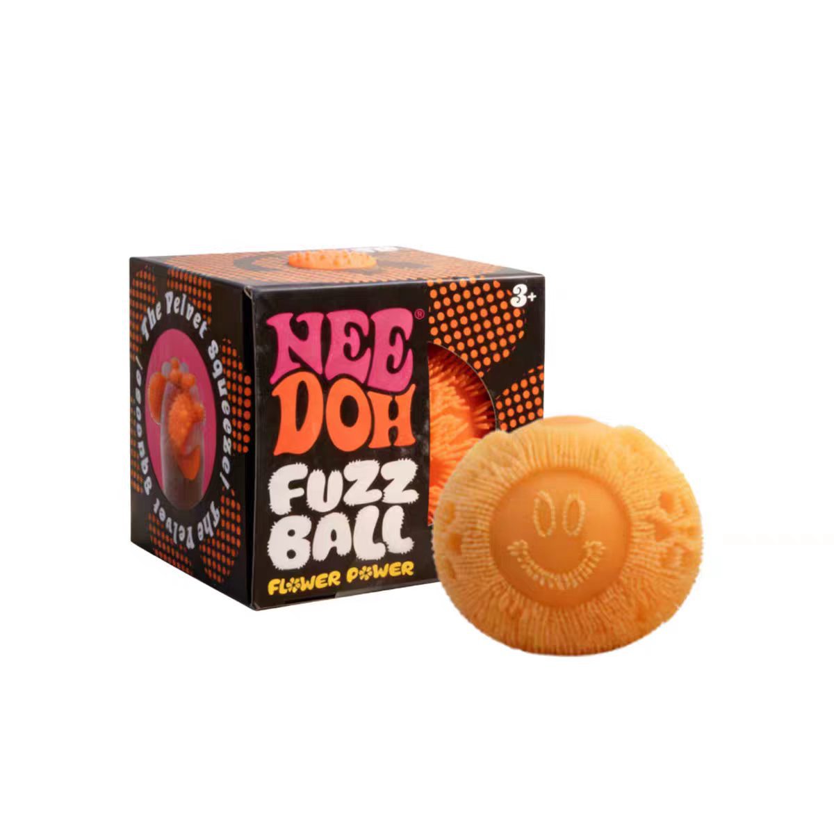 Squishy Fuzz Ball Fast Rebound Stress Relief Toy
