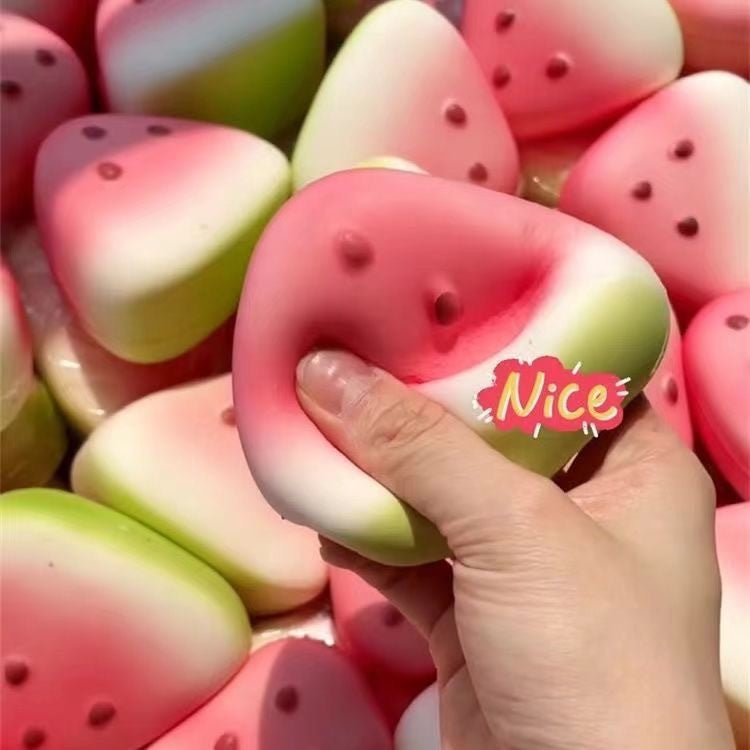 Watermelon Squishy Squeeze Toy — Scented Slow-Rise Stress Relief