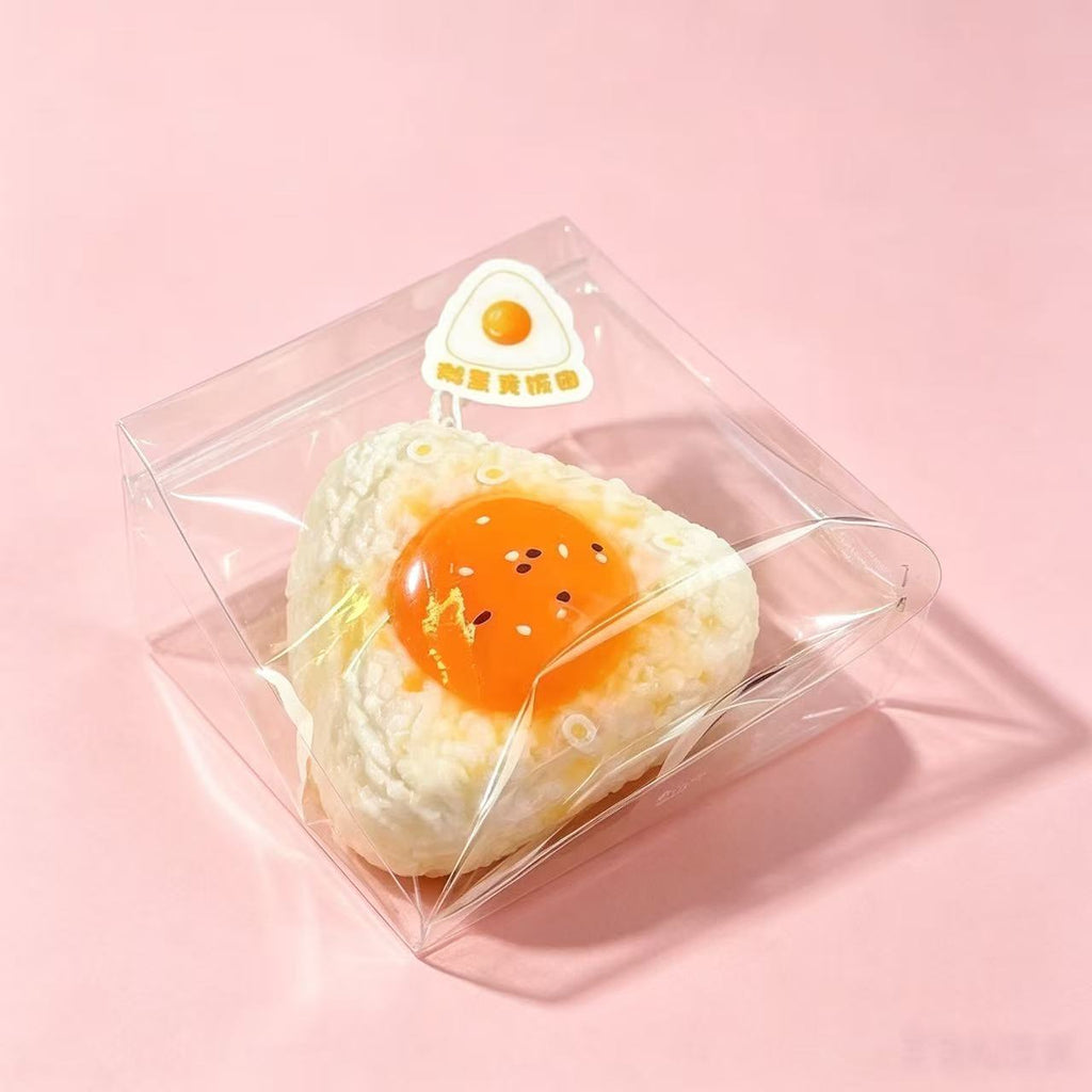 Fried Egg Rice Ball Squishy