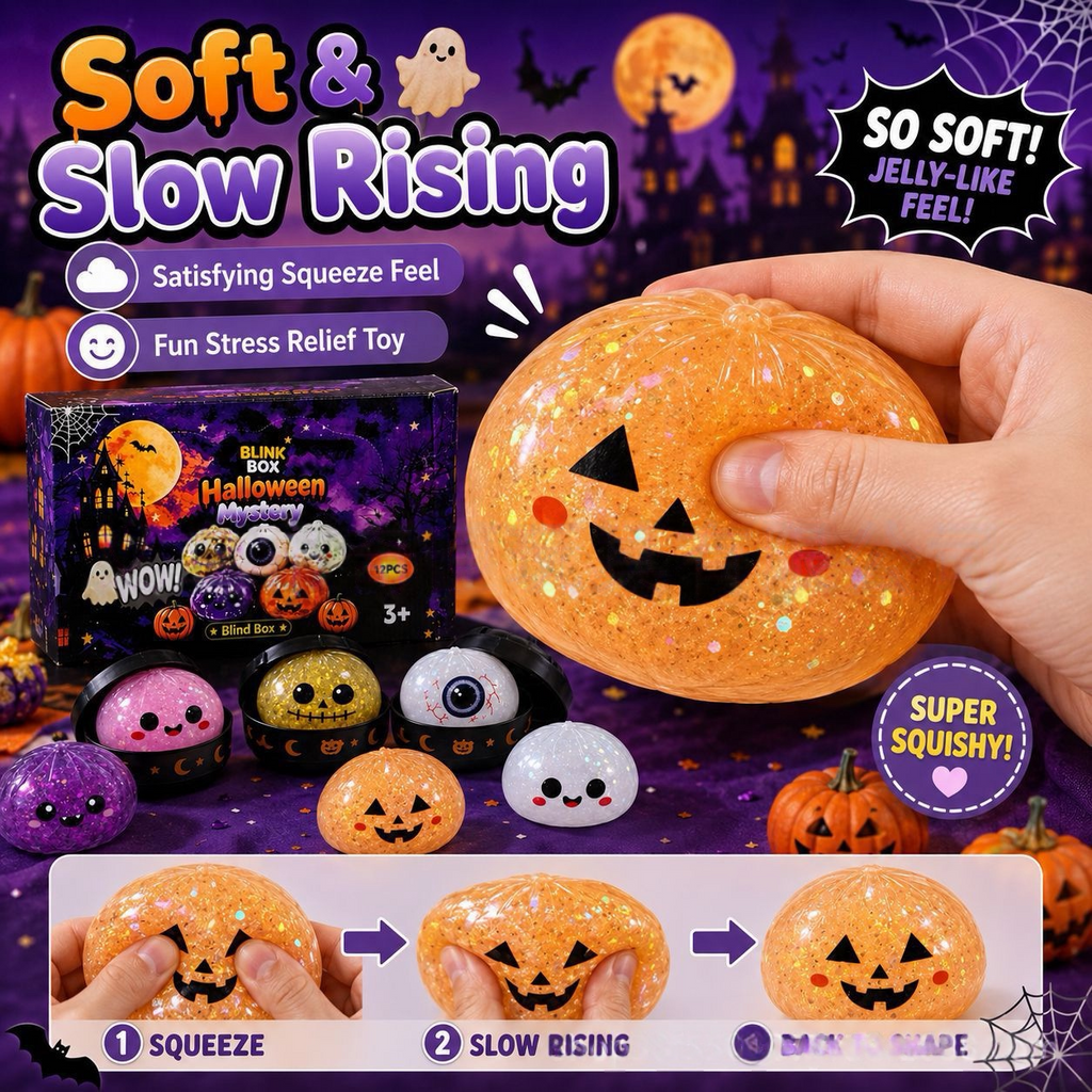 Halloween Dumpling Blind Box Squishy — ASMR Stress Relief Squeeze Toy
