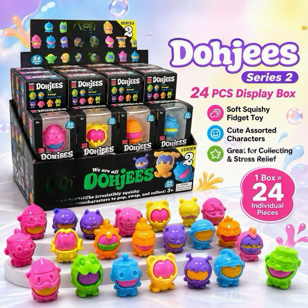 Squirrel Dohjees Mochi Squishy — Sensory Fidget Squeeze Toy