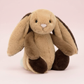 Bashful Bunny Patchwork Brown pink background