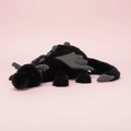 Onyx Dragon pink background