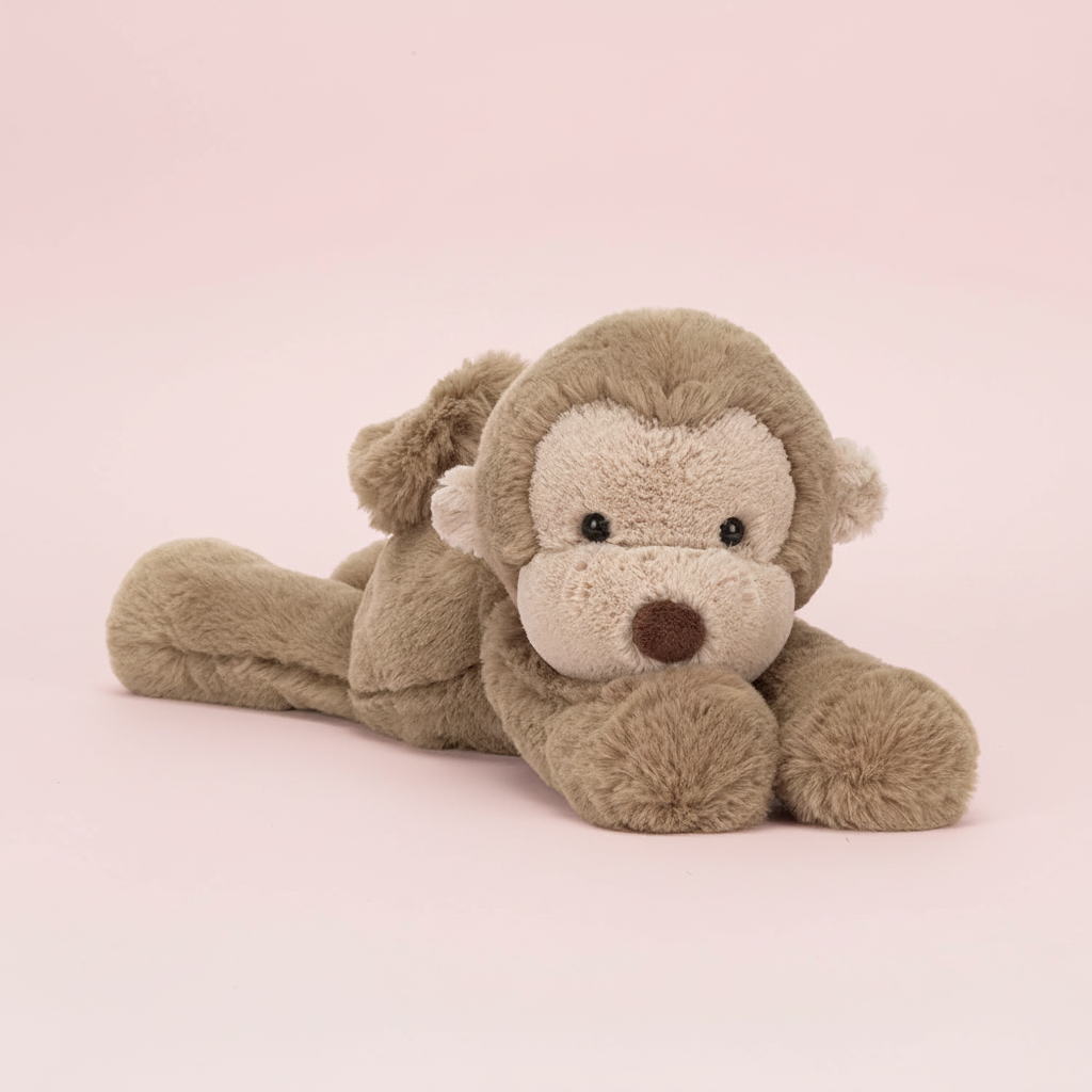 Smudge Monkey pink background