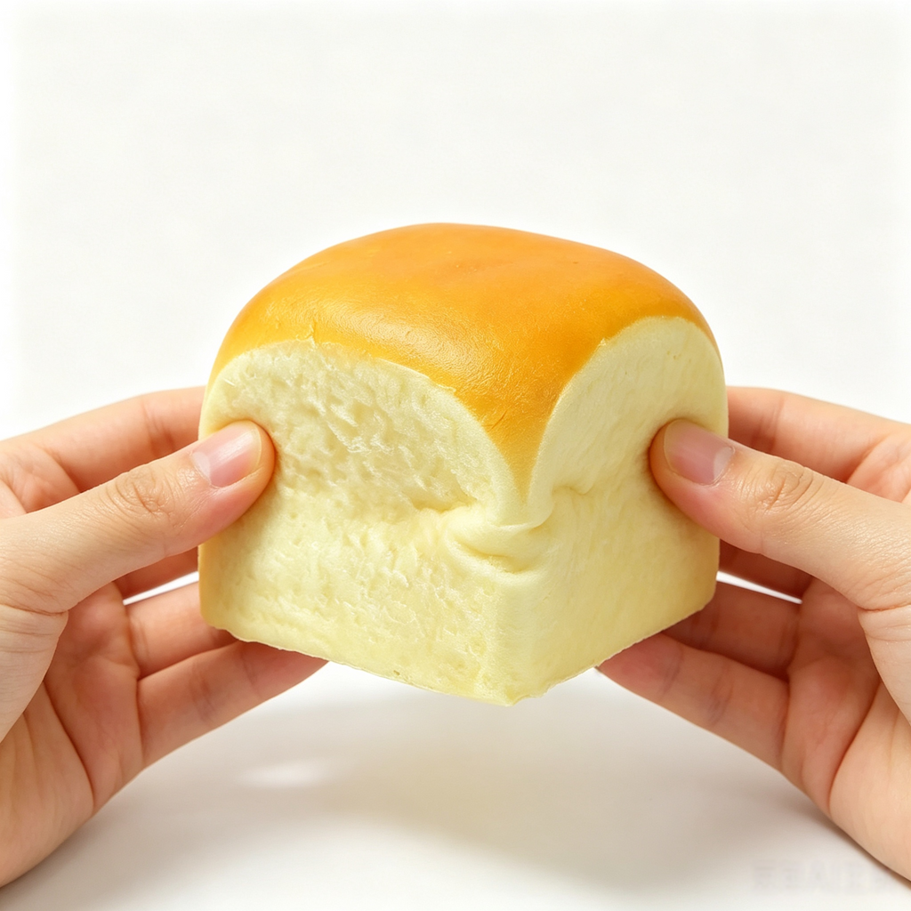 Milk Bread Cube Squishy