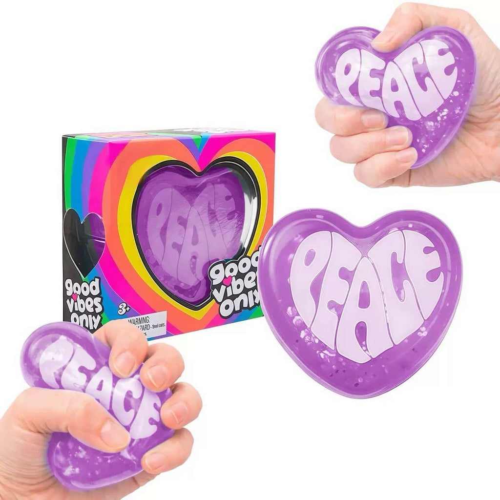 Good Vibes Only Glitter Heart
