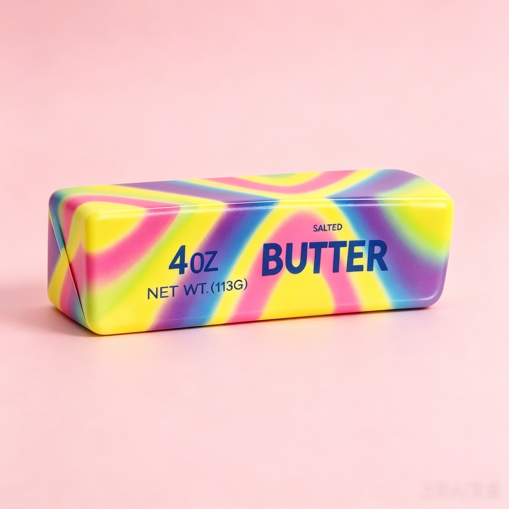 Rainbow Swirl Butter Squishy – Slow Rising Colourful Stress Relief Toy
