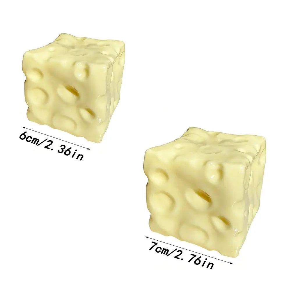 Jumbo Cheese Cube Squishy