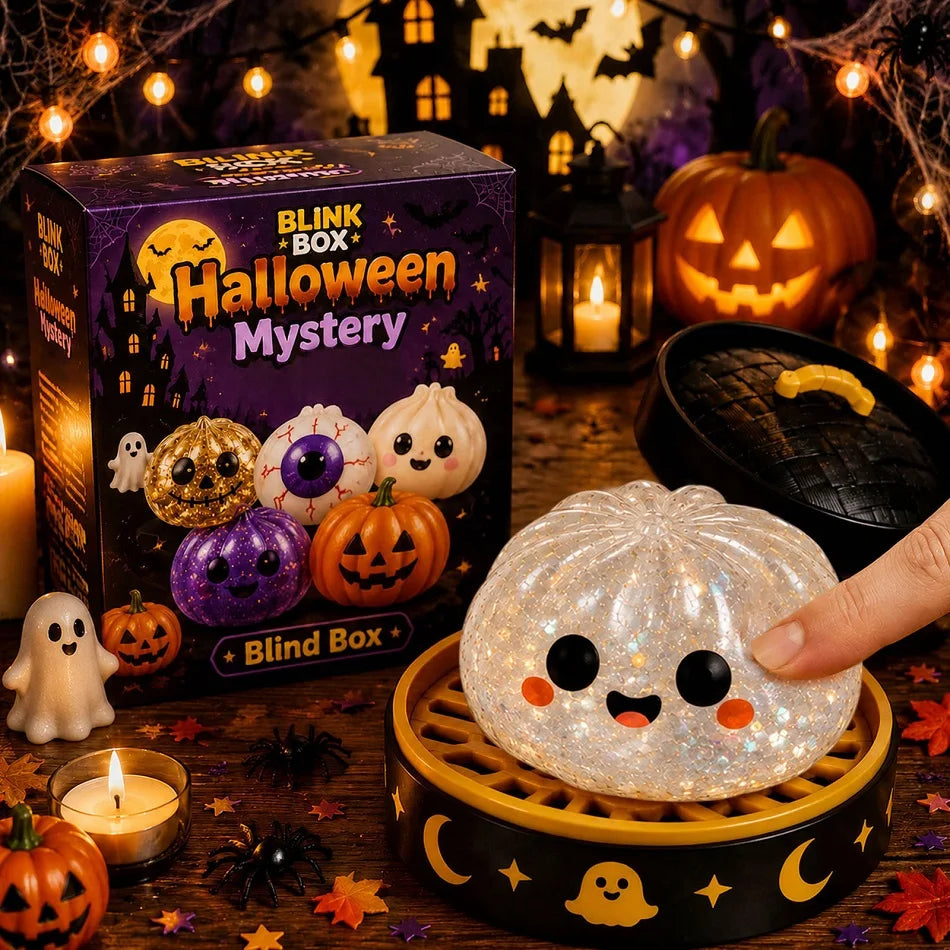 Halloween Dumpling Blind Box Squishy — ASMR Stress Relief Squeeze Toy