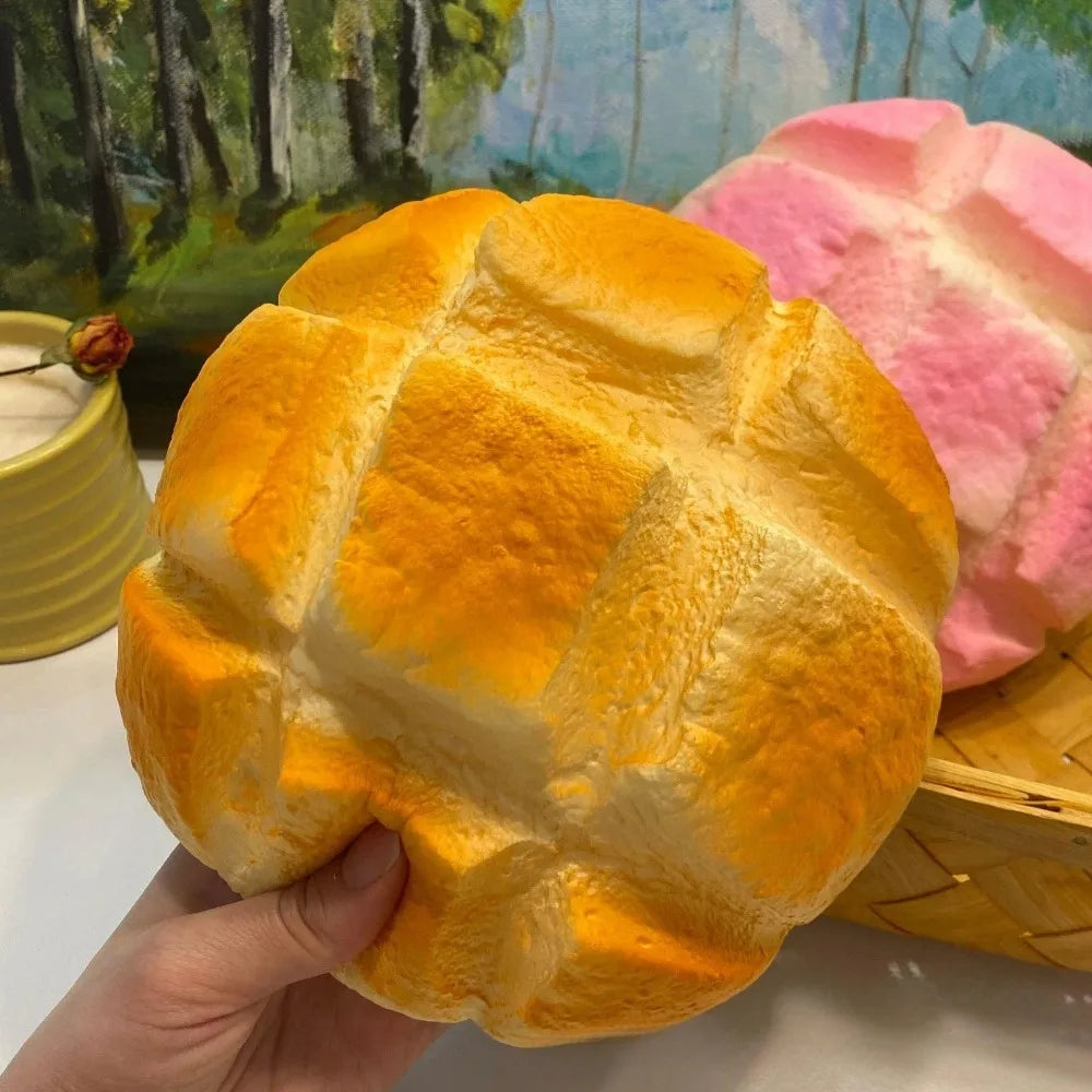 Oversized Pineapple Bun Squishy — Slow-Rise Stress Relief Toy