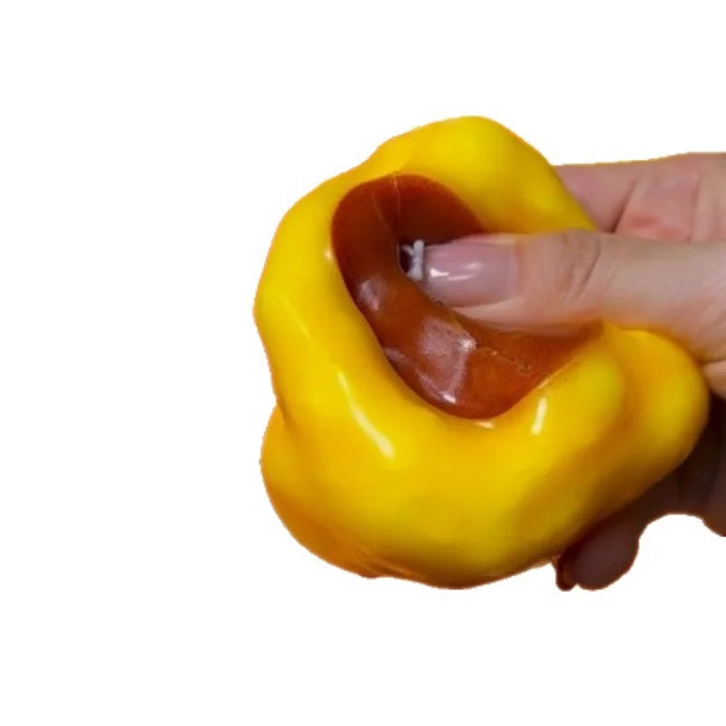 Caramel Pudding Squishy Stress Relief Toy