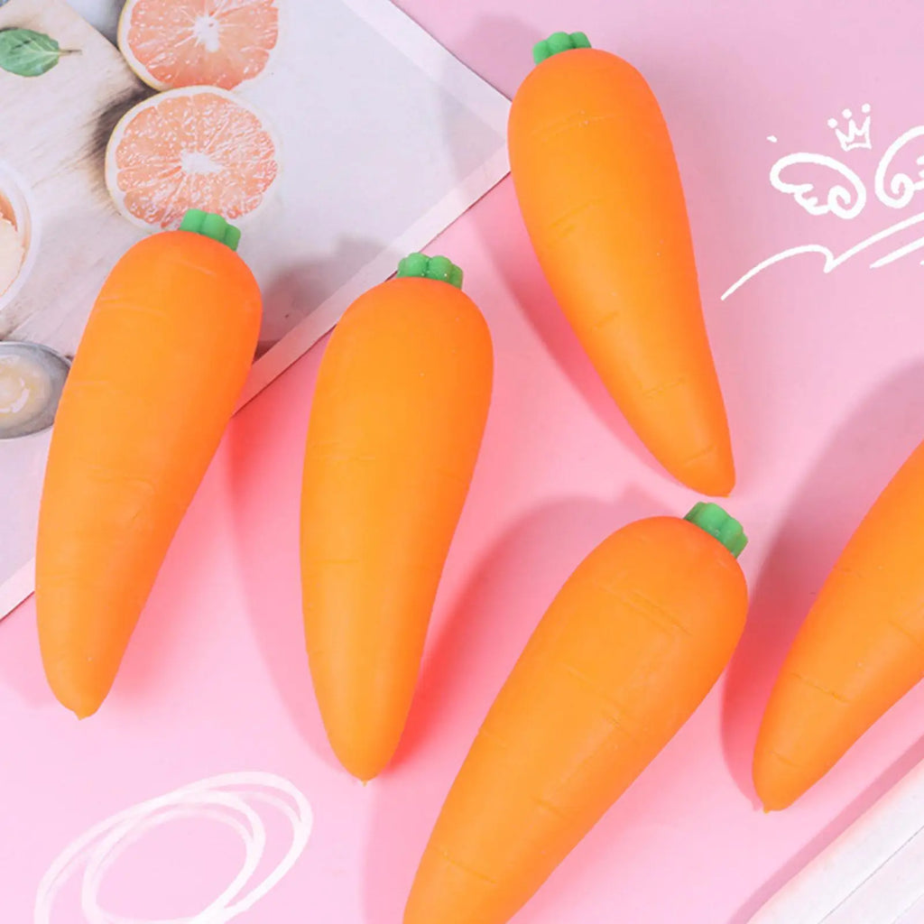Carrot Shaped Squishy Squeeze Toy — Slow-Rise Stress Relief
