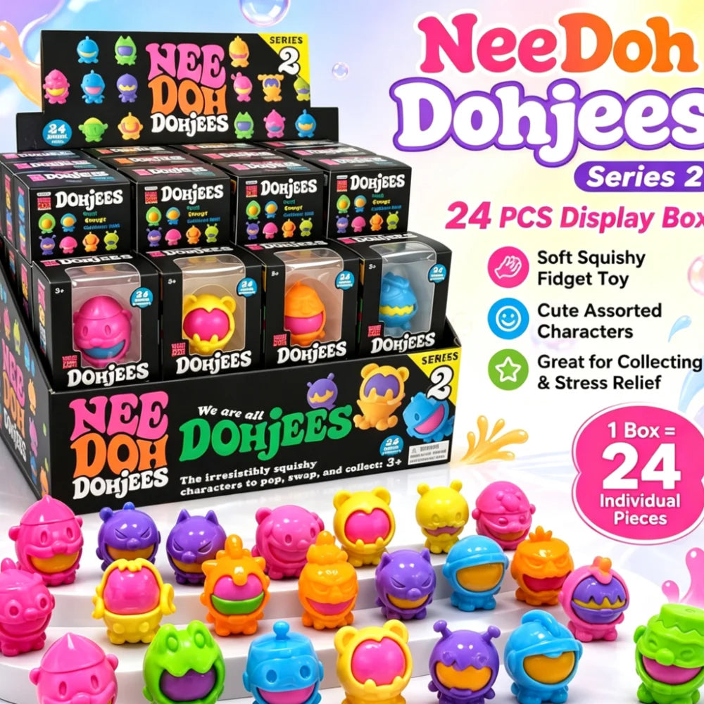 Squirrel Dohjees Mochi Squishy — Sensory Fidget Squeeze Toy