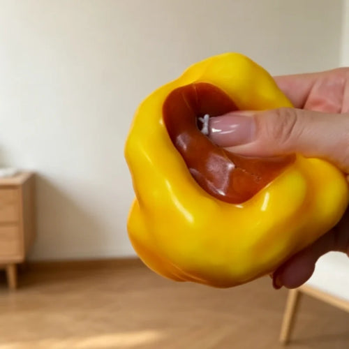 Caramel Pudding Squishy Stress Relief Toy