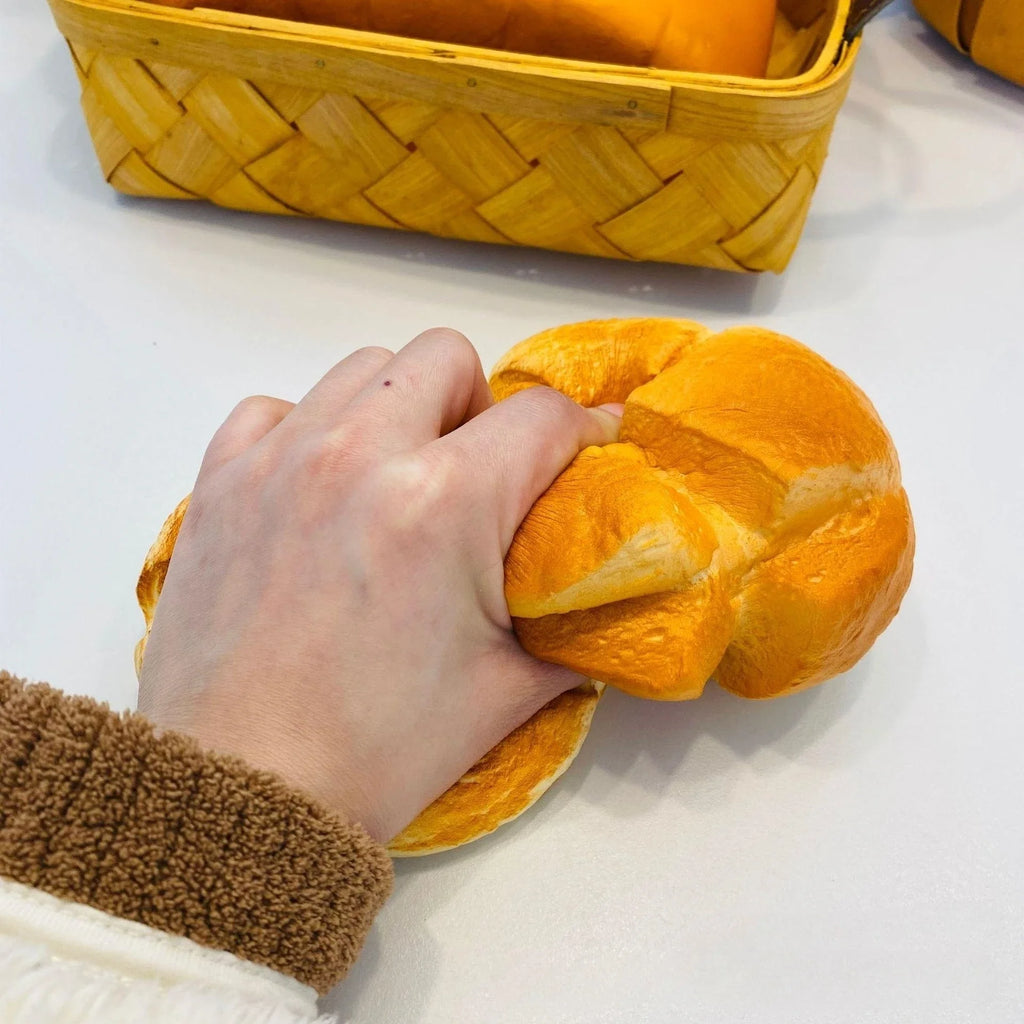 Oversized Pineapple Bun Squishy — Slow-Rise Stress Relief Toy