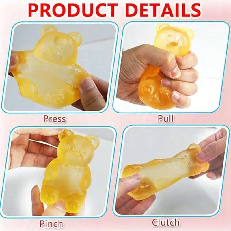 Soft Gummy Bear Squishy Fidget Toy
