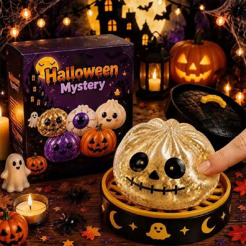Halloween Dumpling Blind Box Squishy — ASMR Stress Relief Squeeze Toy