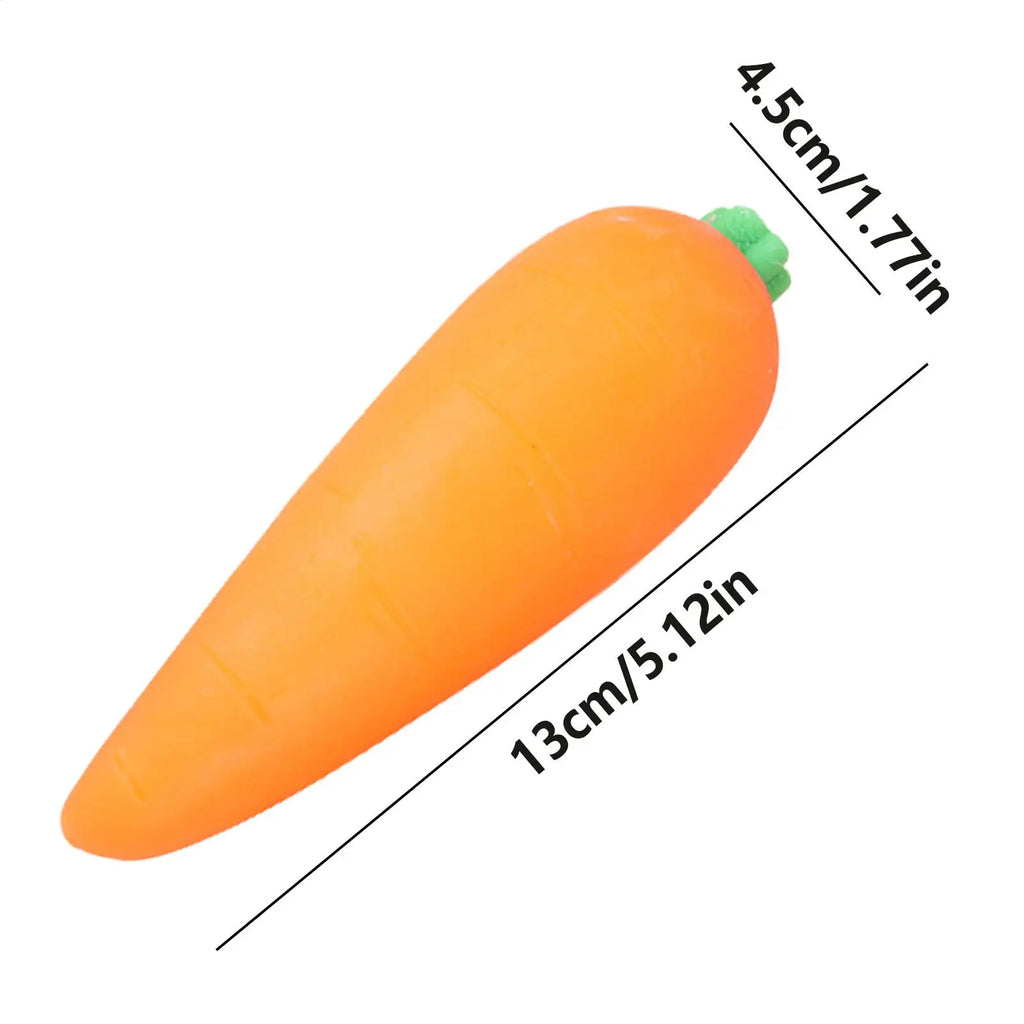 Carrot Shaped Squishy Squeeze Toy — Slow-Rise Stress Relief