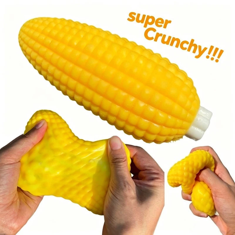 Crunchy Corn Squishy — ASMR Stress Relief Fidget Toy