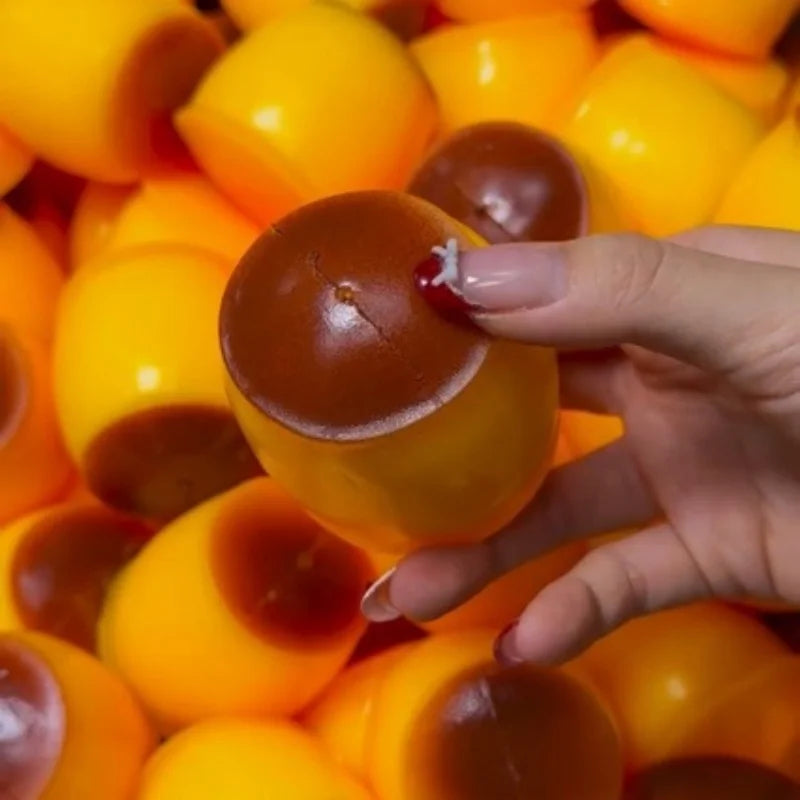 Caramel Pudding Squishy Stress Relief Toy