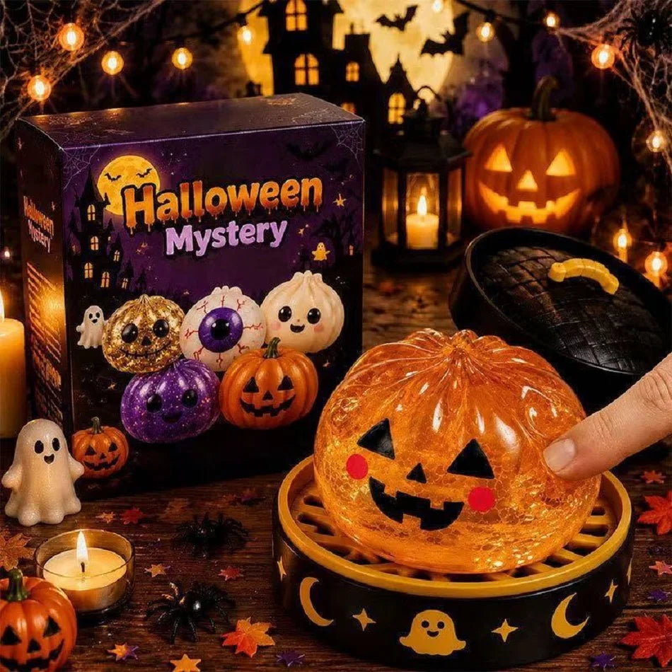 Halloween Dumpling Blind Box Squishy — ASMR Stress Relief Squeeze Toy