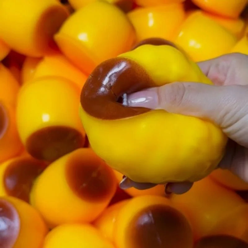 Caramel Pudding Squishy Stress Relief Toy