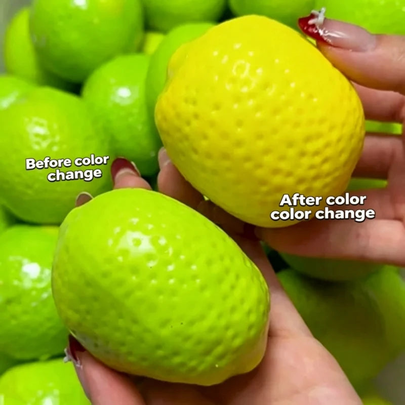 Mango & Lemon Colour Changing Crunchy Squishy