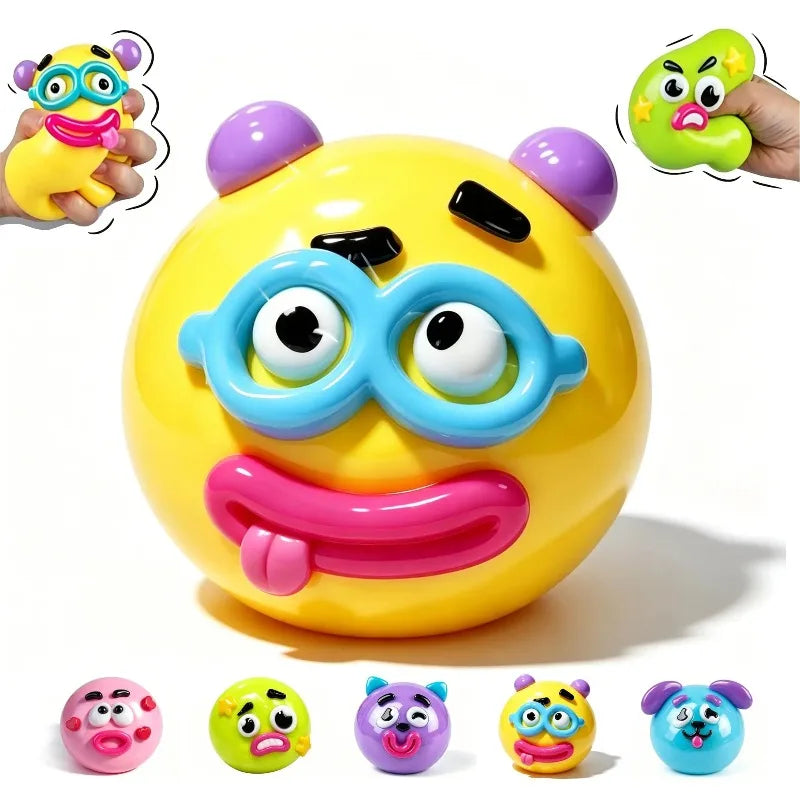 Dog Face Swap Squishy — Slow-Rise Moldable Stress Relief Toy