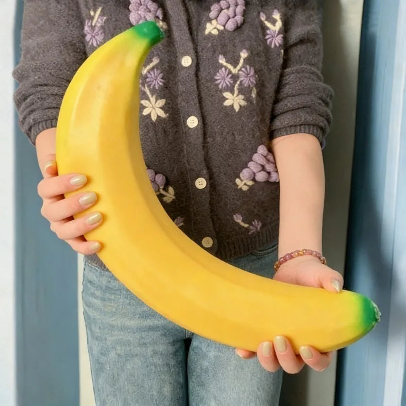 Giant Banana Squishy Toy — Slow-Rise Stress Relief Squeeze Toy