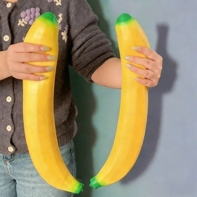 Giant Banana Squishy Toy — Slow-Rise Stress Relief Squeeze Toy