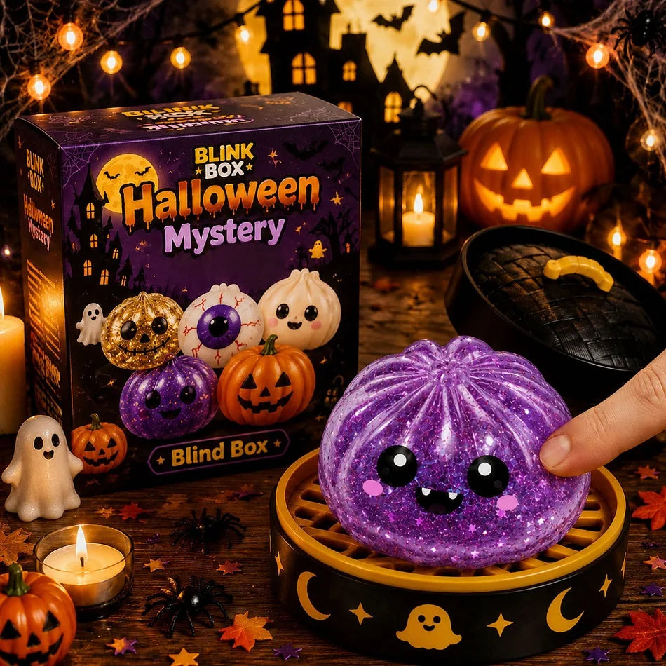 Halloween Dumpling Blind Box Squishy — ASMR Stress Relief Squeeze Toy