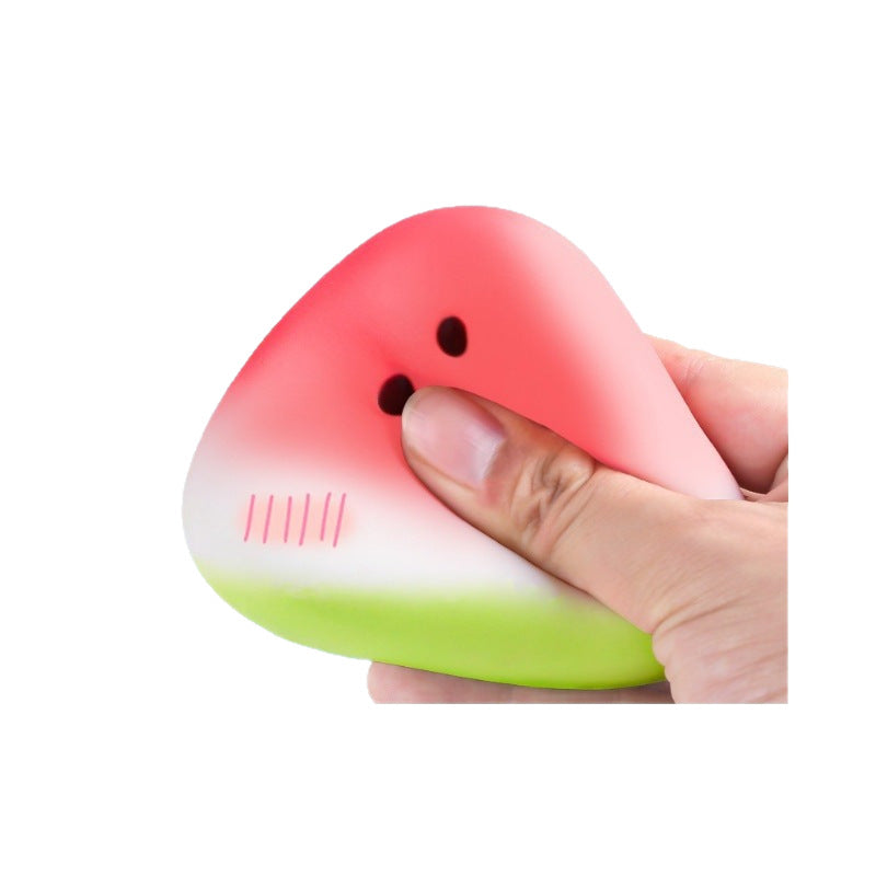 Watermelon Squishy Squeeze Toy — Scented Slow-Rise Stress Relief