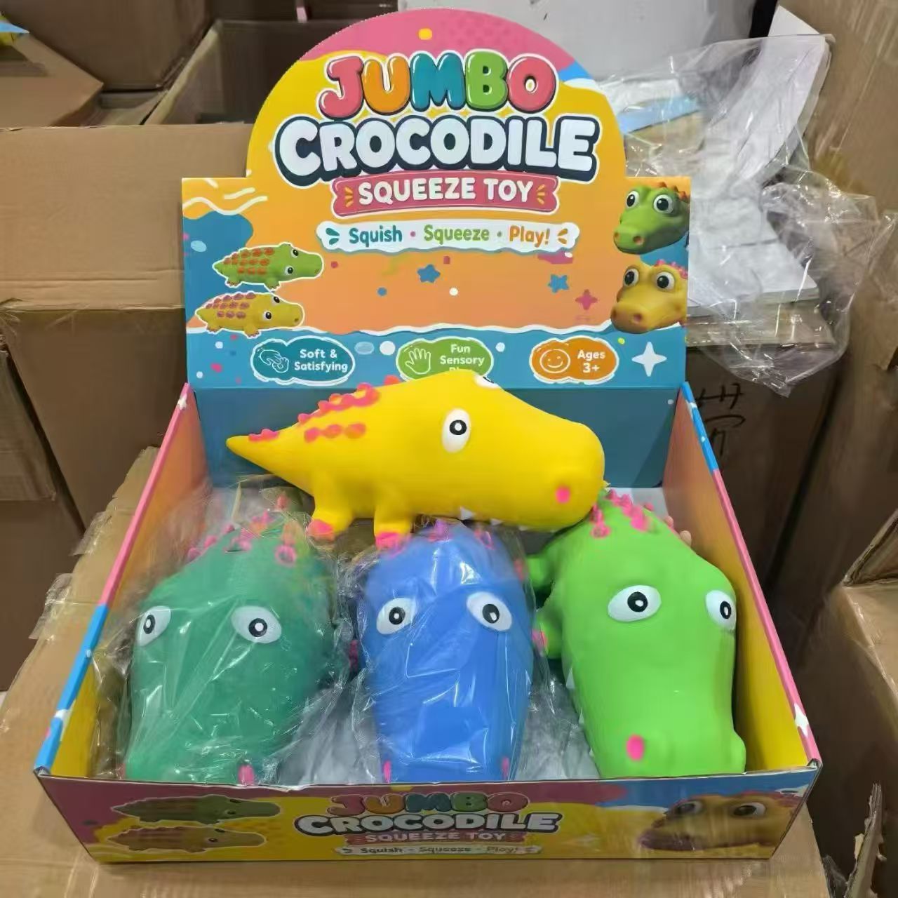 Giant Crocodile Squishy — Random Colour
