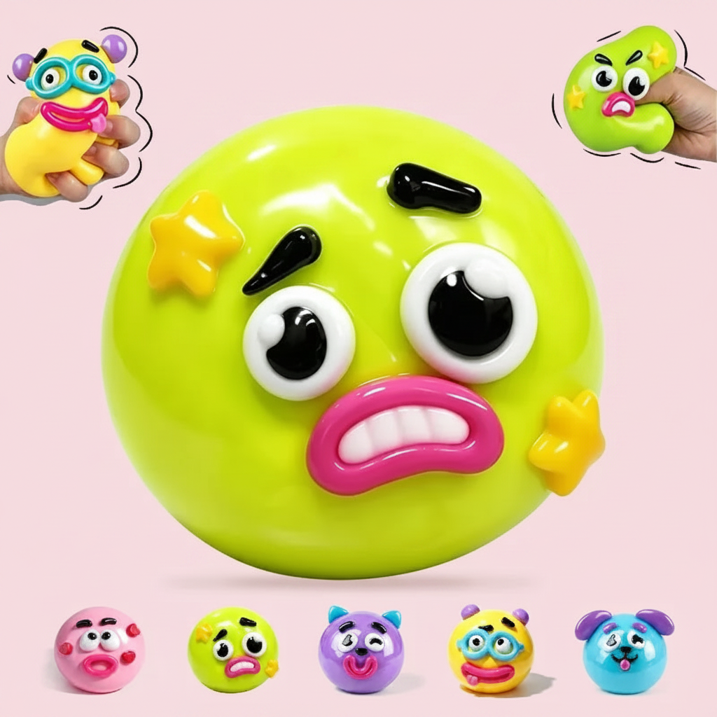 Dog Face Swap Squishy Pink Background