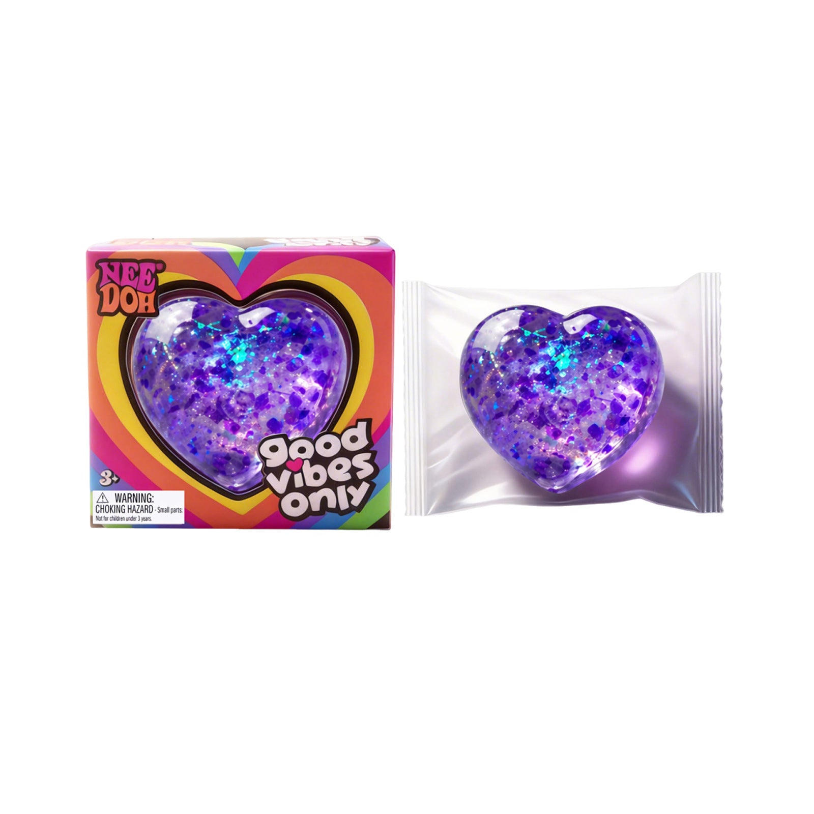 NeeDoh Heart Shaped Squishy Toy