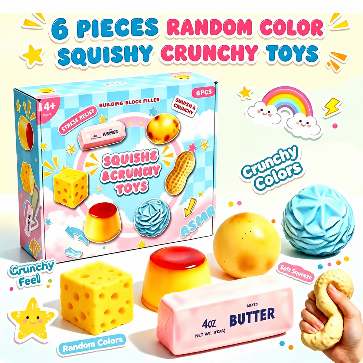 Maltose Squishy Bundle Pack — 8-Piece Stress Relief Gift Set
