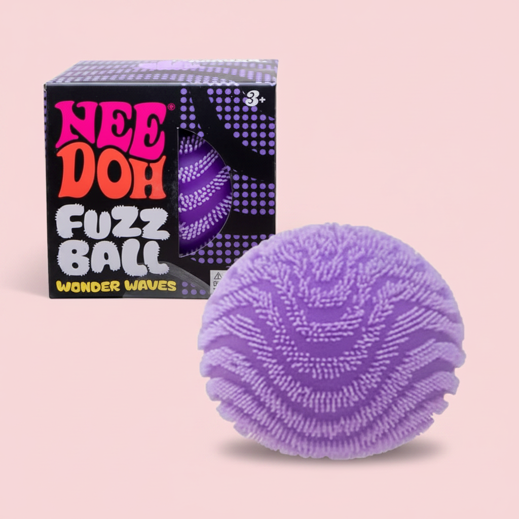 Fuzz Ball Wonder Waves Pink Background