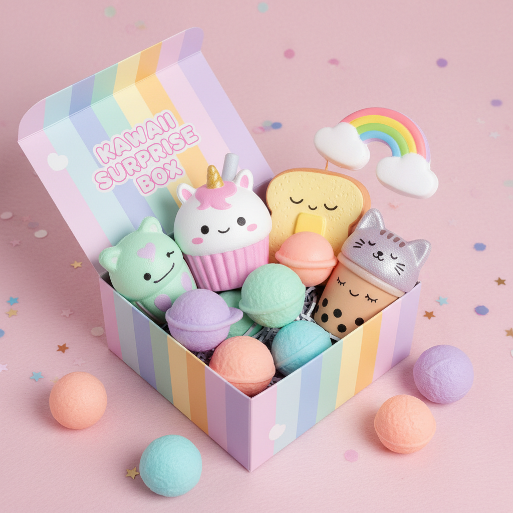 Mini Squishy Mystery Box kawaii toys