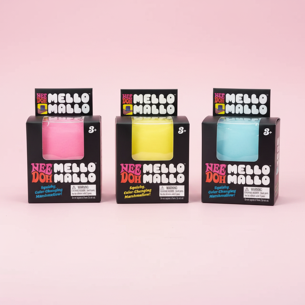 Mello Mallo Squishy - Pink Background