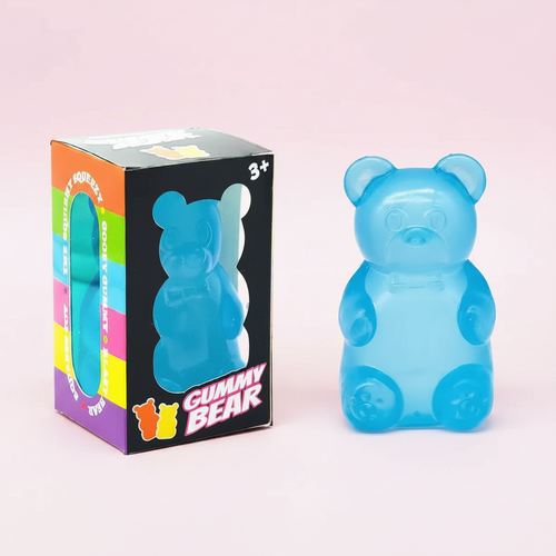 Needoh Bear Squishy - Pink Background