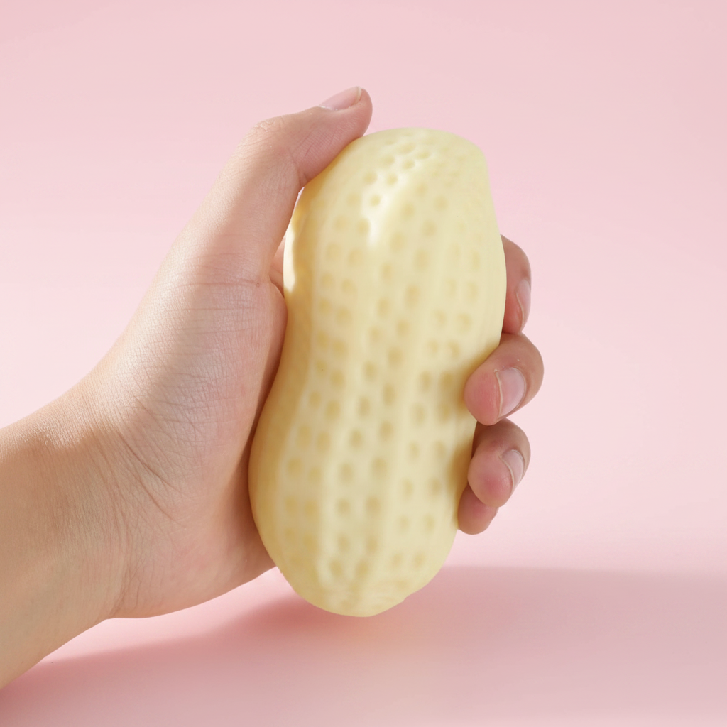 Peanut Squishy Pink Background