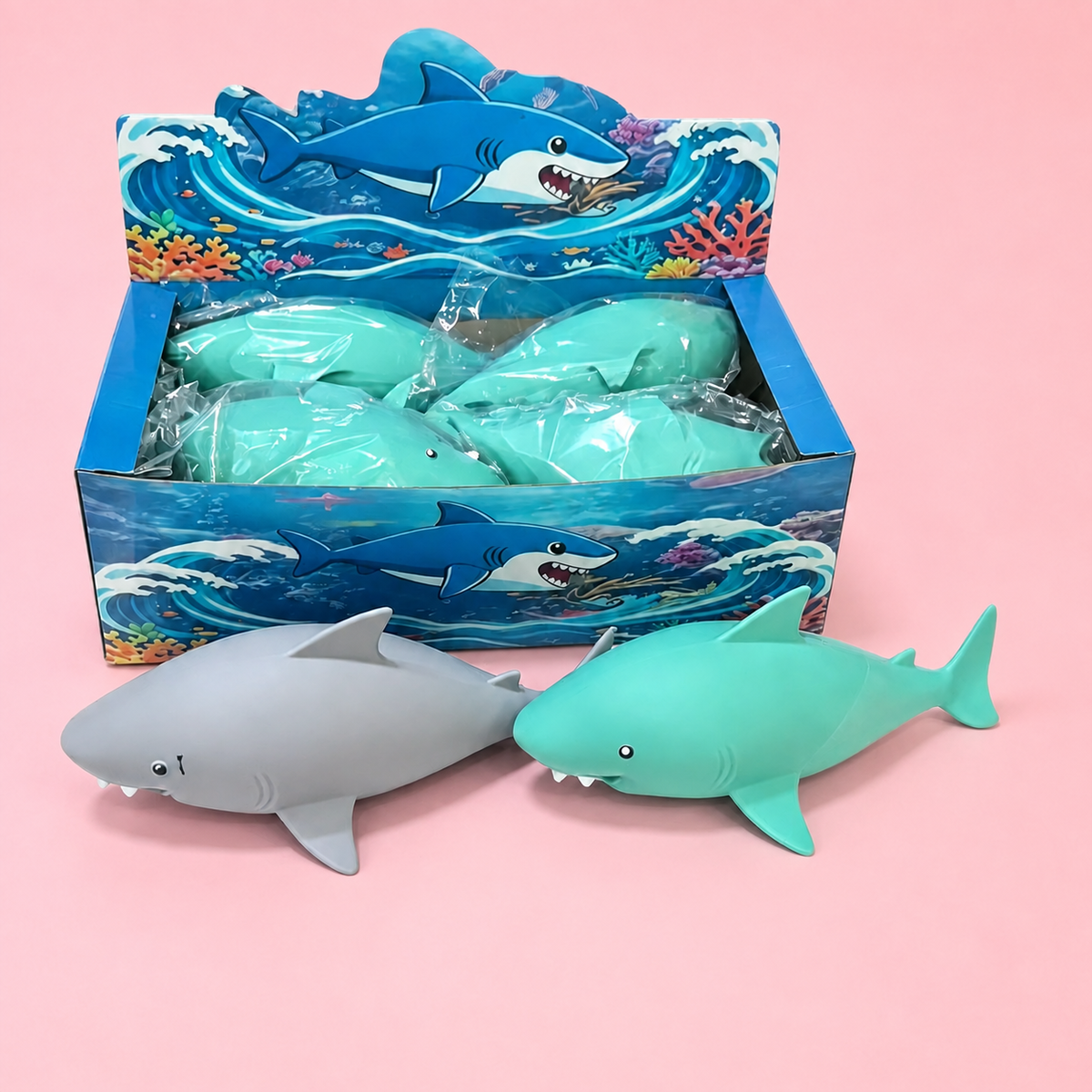 31cm Giant Shark Squishy — Sensory Stress Relief Toy