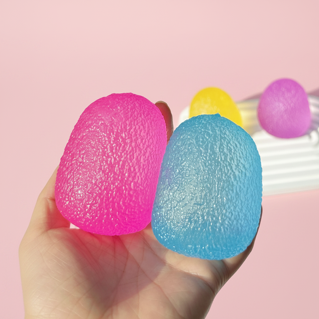 Slow Rebound Squishy - Pink Background