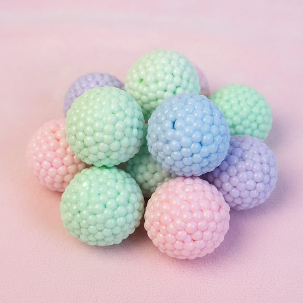 Squishy Balls - Pink Background