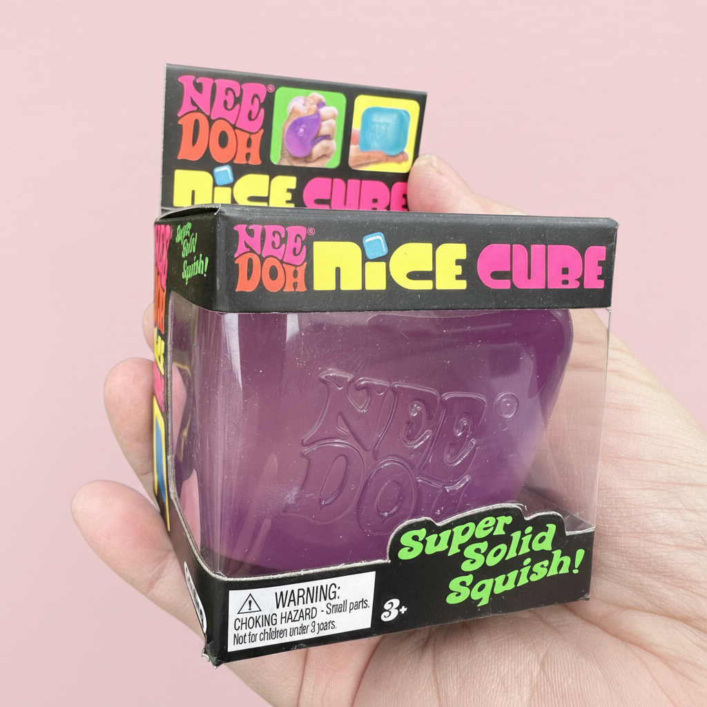 Squishy Nice Cube Pink Background